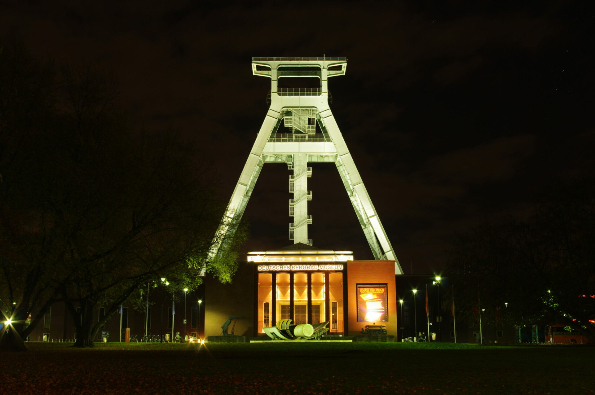 Bergbaumuseum 20Bochum 20bei 20Nacht