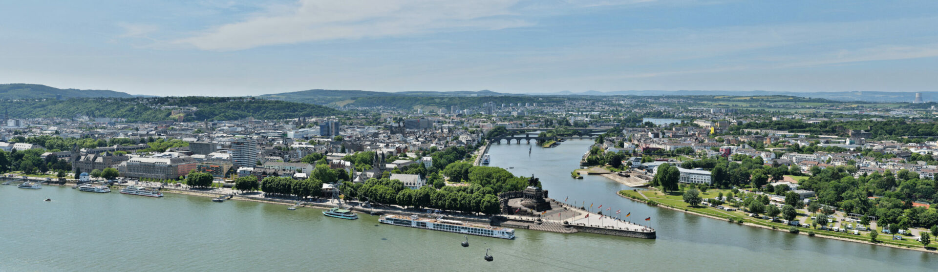 Koblenz 20 20Panorama 20von 20Festung 20Ehrenbreitstein