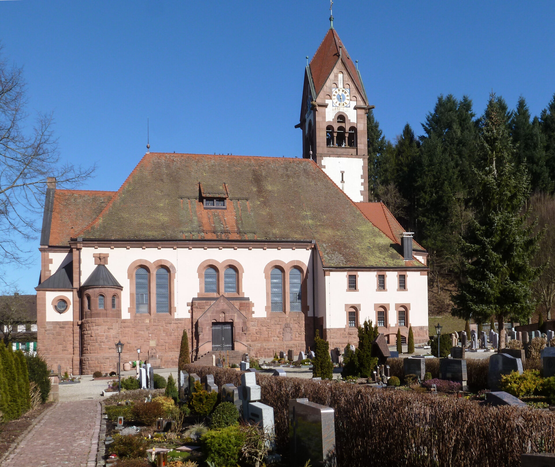 St Antonius Kirche 20Schuttertal 202015 20von 20S C3 BCd Bearbeitet