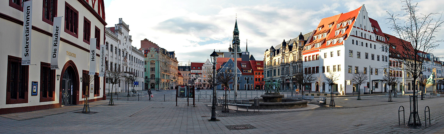 Zwickau 20Hauptmarkt 20Panorama